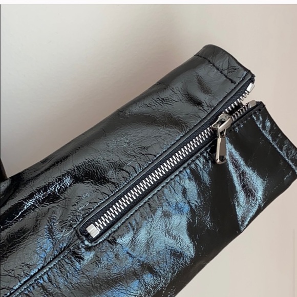 NWT FRAME Patent Leather Moto Jacket SZ XS - Picture 6 of 11